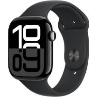 Часы Apple Watch Series 10 42mm Jet Black Aluminium Case With Black Sport Band M/L