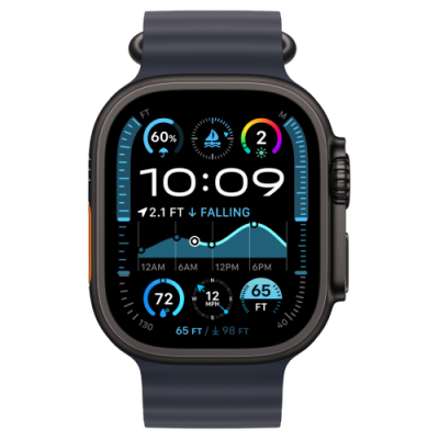 Умные часы Apple Watch Ultra 2 49mm Black Titanium Case With Navy Ocean Band