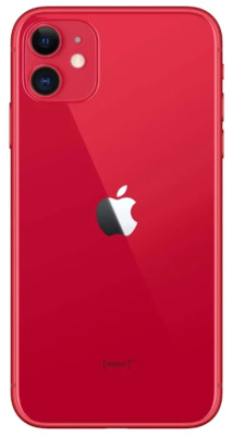 Смартфон Apple iPhone 11, 64Gb, Red (nano SIM+eSIM)