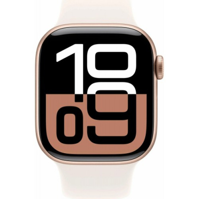 Умные часы Apple Watch Series 10 46mm Rose Gold Aluminium Case With Light Blush Sport Band M/L