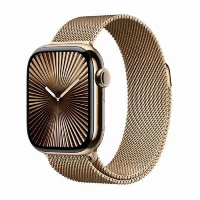 Умные часы Apple Watch Series 10 42mm Gold Titanium Case With Gold Milanese Loop