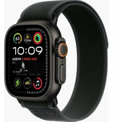Умные часы Apple Watch Ultra 2, 49mm Black Titanium Case With M/L Black Trail Loop