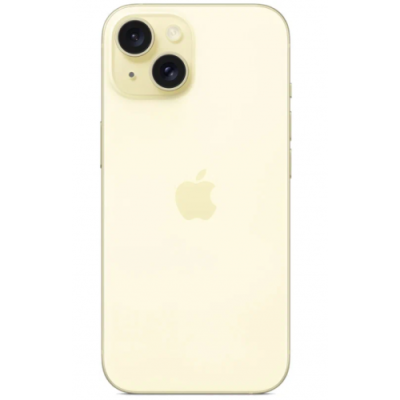 Смартфон Apple iPhone 15 Plus, 128Gb, nano SIM+eSIM, Yellow (Желтый)