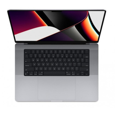 Ноутбук Apple MacBook Pro 16 (M1 Pro 10C CPU, 16C GPU, 16Gb, 512Gb SSD), MK183, Space Gray