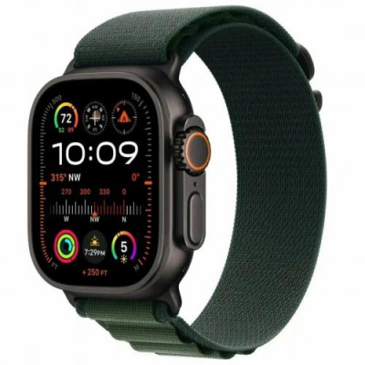 Умные часы Apple Watch Ultra 2 49mm Black Titanium Case With M Dark Green Alpine Loop