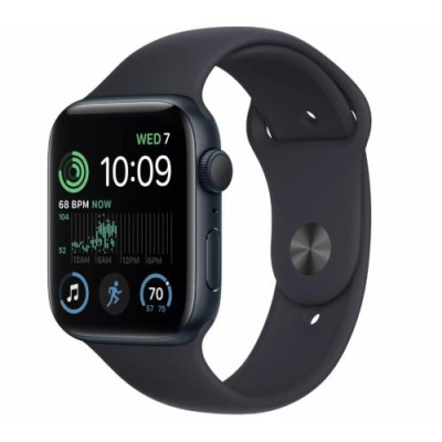 Умные часы Apple Watch Series SE Gen 2 2023 44mm Aluminium Case GPS, Midnight Sport Band S/M