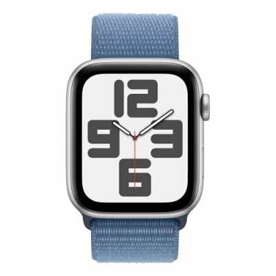 Умные часы Apple Watch Series SE Gen 2 2023 40mm Aluminium Case with Sport Loop Silver/Winter Blue